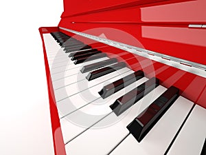 Piano close-up