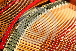 Piano detail string