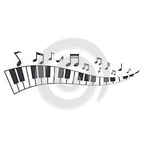 Piano icon vector ilustration