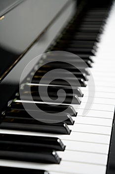 Piano Keyblack and white Piano Key