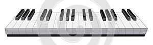 Piano keyboard photo