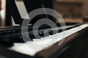 Piano keyboard musical ins. photo