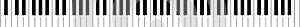 Piano keyboard (real extension) vector