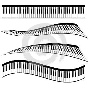 Klavír klávesnice 
