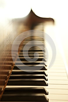 Piano keys photo