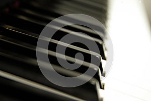 Piano keys photo