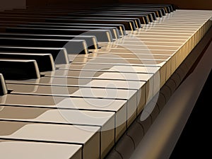 Piano keys