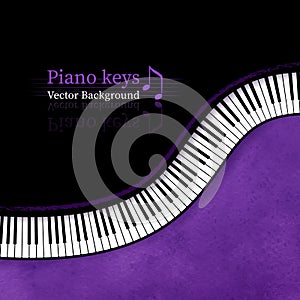 Piano keys background
