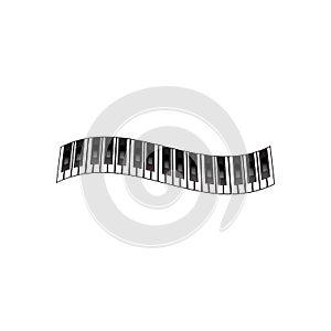 piano logo and symbol vectors