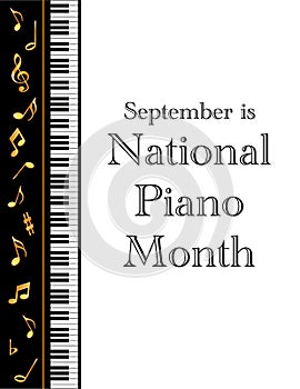 Piano Month Poster, September