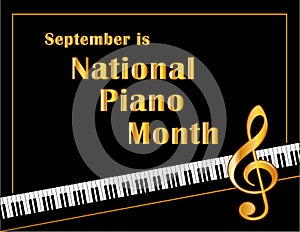 Piano Month Poster, September