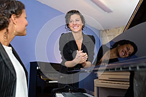 Piano player and singer