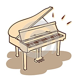 Piano vector