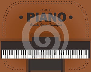 Piano Vektor Wallpaper