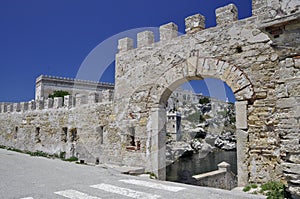 Pianosa old harbor entrance