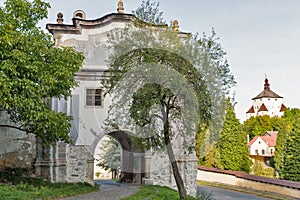 Piarg Gate in Banska Stiavnica, Slovakia.