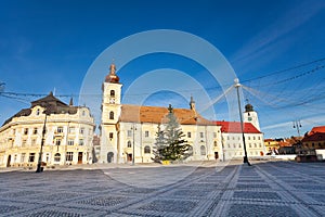 Piata Mare (Large square) view with buildings