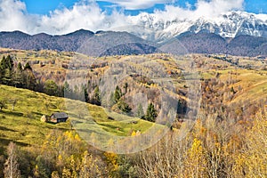 Piatra Craiului mountains view