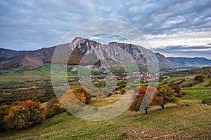 Piatra Secuiului at autumn