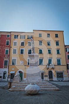 Piazza Alberica in Carrara, Tuscany, Italy photo