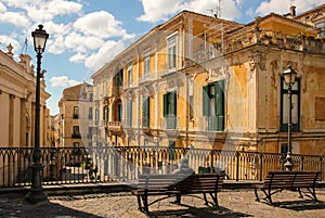 Piazza Alfano I street. Salerno. Italy