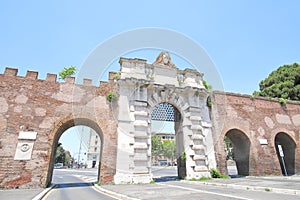 Piazza Appio San Giovanni gate historical building Rome Italy