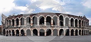 The roman Arena in Verona photo