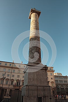 Piazza Colonna in Rome