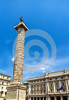 Piazza Colonna Square in Rome