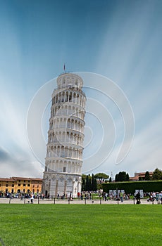 Piazza dei Miracoli and Piazza del Duomo with the Leaning Tower of Pisa