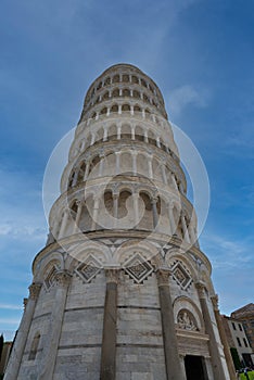 Piazza dei Miracoli and Piazza del Duomo with the Leaning Tower of Pisa