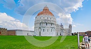 Piazza dei Miracoli and Piazza del Duomo with the Leaning Tower of Pisa