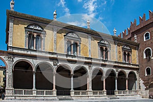 Piazza dei Signori and Loggia del Consiglio in Verona