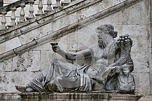 Piazza del Campidoglio in Rome, Italy