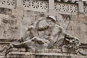 Piazza del Campidoglio in Rome, Italy