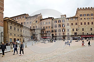 Piazza del Campo, Siena, Tuscany, Italy
