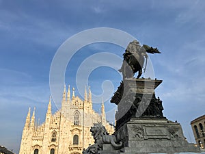 Piazza del duomo, Milan, Italy