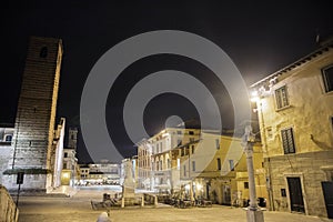 The Piazza del Duomo in Pietrasanta LU