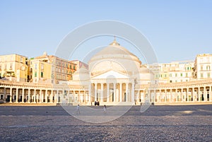 Piazza del Plebiscito, Naples Italy