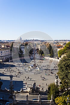 Piazza del Popolo Cityscape - Rome