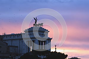 Piazza del popolo a Roma