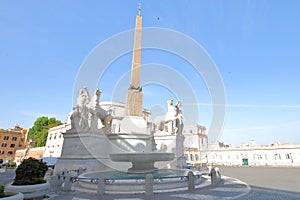 Piazza del Quirinale square Rome Italy