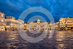 The Piazza Dell Unita D'Italia