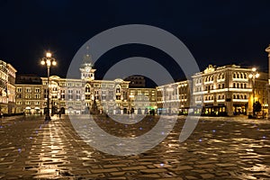 The Piazza Dell Unita D'Italia