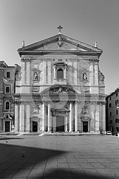 Piazza della Chiesa Nuova in Navona district of Rome