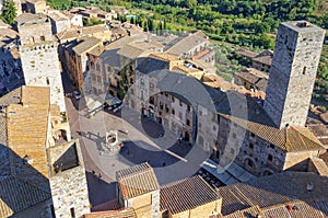 Piazza della Cisterna - San Gimignano