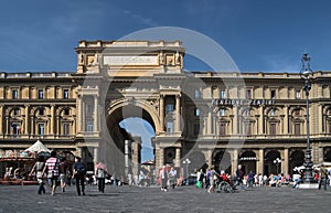 Piazza della Repubblica in Florence