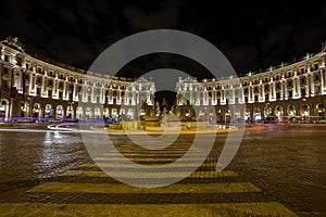 Piazza della Repubblica. Rome. Italy.