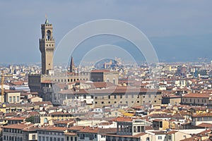 Piazza della Signoria en Florencia, Italia photo