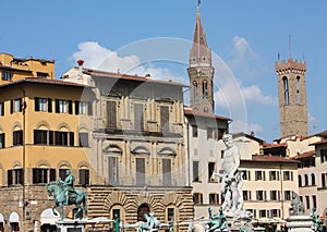 Piazza della Signoria, Florence, Tuscany, Italy. photo